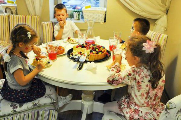 Kindercafé voor een verjaardag in Moskou: een overzicht