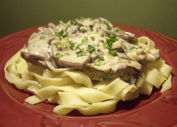 Lekkere pasta met champignons in romige saus: recept