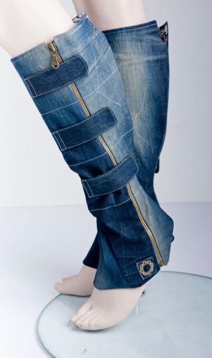 Een lappendeken van oude jeans met je eigen handen