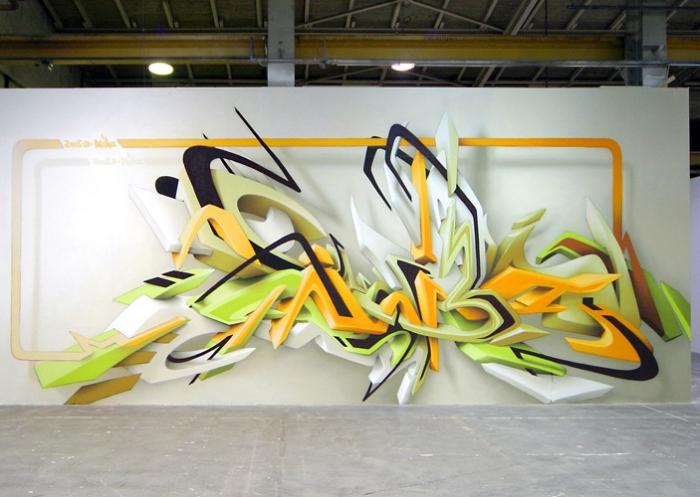 De stijl van graffiti - een nieuwe kijk op schilderen