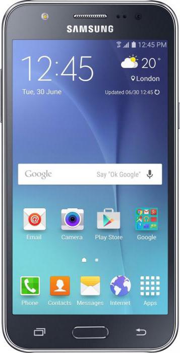 Samsung Galaxy J7: gedetailleerde beoordeling
